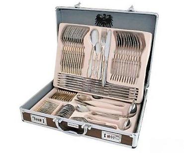 oro 24k inox 1810: Garnitura escajga set 72/1 BR-196G NOVO. Opis proizvoda: Escajg za 12 — 1