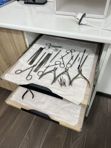 Другое оборудование для салонов красоты: Маникюрный стол Полки под лаки Лабораторный шкаф Шкаф под сухожар — 9