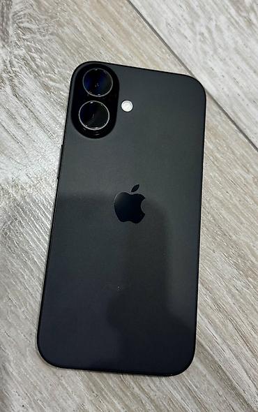 Apple iPhone: IPhone 16, Б/у, 128 ГБ, Черный, Защитное стекло, Чехол, Кабель, 93 % — 9