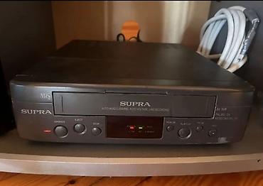 beng tv: SUPRA VHS videomaqnitofon Model: SUPRA SV-95R (ön paneldə qeyd var) — 1