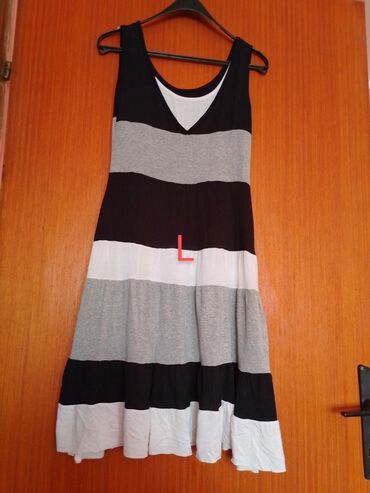 kargo pantalone h m: Aclima L (EU 40), bоја - Šareno, Top (bez rukava)