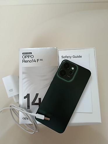 retro telefonlar: Oppo Reno 14 F, 256 GB, rəng - Yaşıl — 1