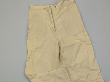 żółte bluzki damskie: Material trousers, L (EU 40), condition - Good
