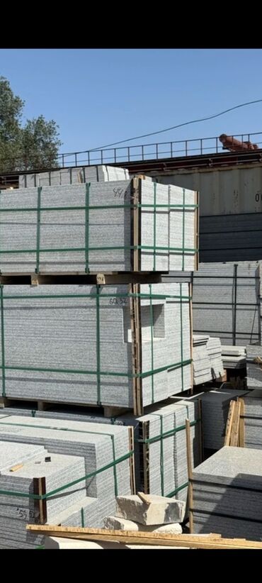 Фасадные гранитные плитки: Новый, Размер: Другой размер мм, Серый, Установка — 5