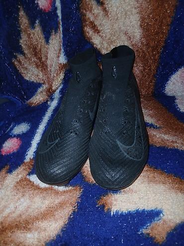 обувь спортивная: Футбольные бутсы Nike Mercurial Superfly (чёрные) размер 38.5 Б.у - — 1