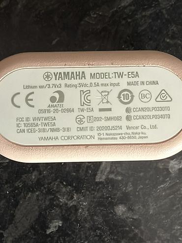 yamaha hs5: Беспроводные наушники-вкладыши, Yamaha, Б/у — 3