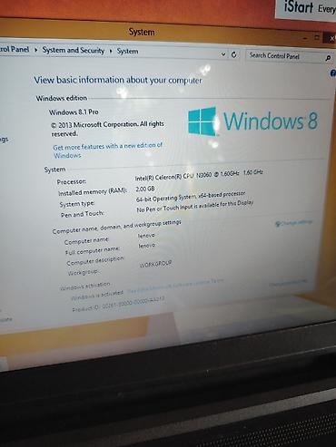 tonla su satisi: İşlənmiş Lenovo IdeaPad, 15.6 ", Intel Celeron, 512 GB, Rayonlara çatdırılma — 5