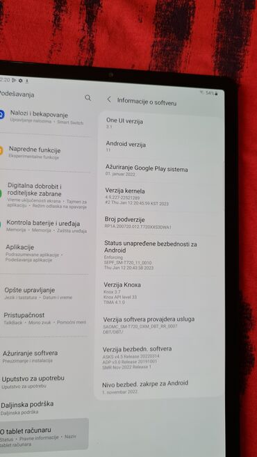Samsung: Samsung galaxy s5e veliki 10.5 inca,tablet kao nov nema mane sve radi — 12