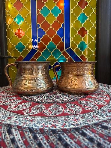 antik samovar alıram: Misdən hazırlanmış əl işi samovar/qəndil tipli su qabı dəsti isteyen — 7