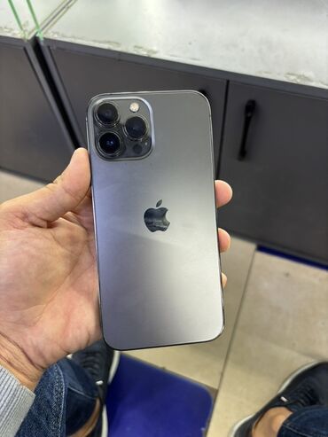 ноутбук бу бишкек: IPhone 13 Pro Max, Колдонулган, 128 ГБ, Графит, Каптама, Бөлүп төлөө менен, 78 %