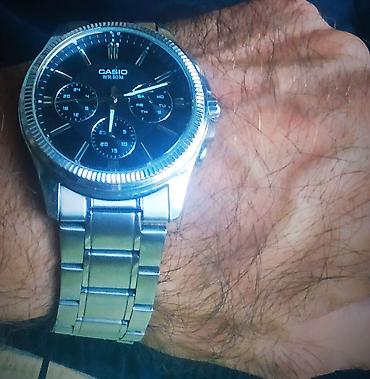 Наручные часы: Б/у, Наручные часы, Casio, цвет - Серебристый — 1