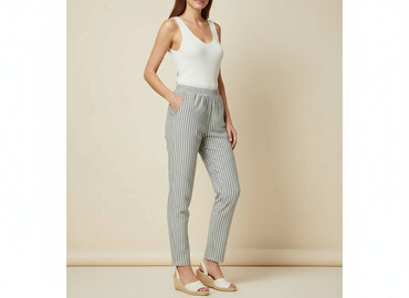 shein sklep buty damskie: Shein, Material trousers for women, size M