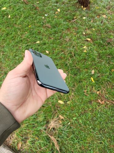 iphone 11 128 ikinci el: IPhone 11 Pro, 64 GB, Alpine Green, Face ID