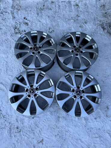 Диски: Литые Диски R 18 Mercedes-Benz, Комплект, отверстий - 5, Б/у — 3