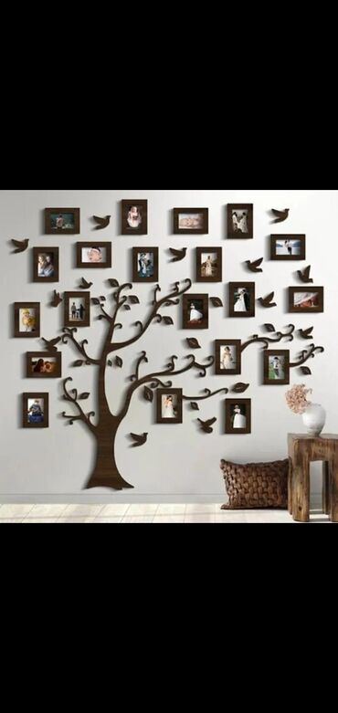 dekor ağaclar: Aile agaci dekoru 20 cercive