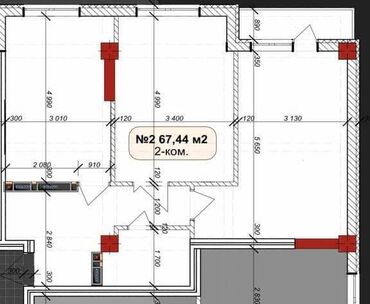 я ищу 2 комнатную квартиру в бишкеке на 30 000 сом: 2 комнаты, 67 м², Элитка, 10 этаж, ПСО (под самоотделку)