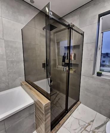 Душевые перегородки и ограждения: Душевые перегородки из закалённого стекла Изготавливаем душевые — 12