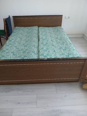 мебель аптека: Спальный гарнитур, Двуспальная кровать, Дерево, цвет - Коричневый