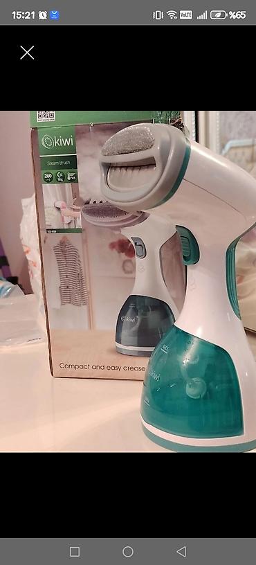 z1 compact: Kiwi buxar fırçası – paltarları tez və rahat ütüləmək üçün portativ — 1