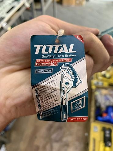 Кыскыч шаймандар: Трещоточный трубный ключ TOTAL THT1711102 - Размер: 250 мм (10") - — 2