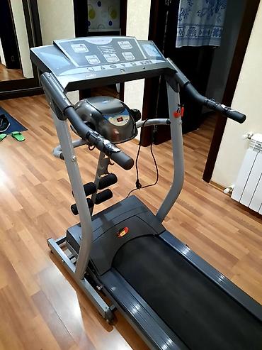 qaçış daroşkası: "Treadmill" qaçış trenajoru. Aparat yaxşı vəziyyətdədir. Konsol — 2