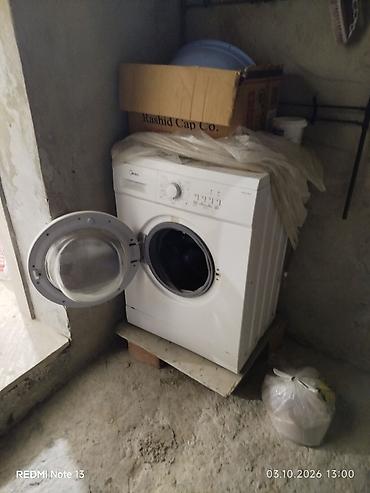 sazz modem satisi: Paltaryuyan maşın Midea, 5 kq, Təmirə ehtiyacı var, Avtomat, Ünvandan götürmə — 4