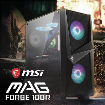 Masaüstü kompüterlər və iş stansiyaları: Msi Mag Forge 100R Gaming Case 🔸mid-tower 🔸atx / micro-atx / mini-itx — 2