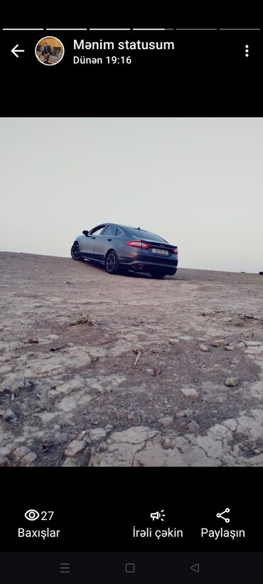 Su nəqliyyatı: Ford Fusion: 1.5 l | 2015 il 20078 km Sedan