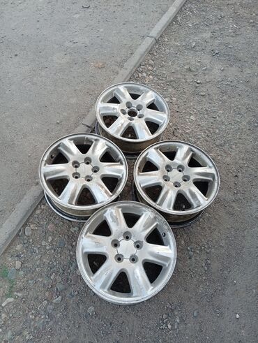 диск для матиз: Литые Диски R 15 Subaru, Комплект, отверстий - 5, Б/у