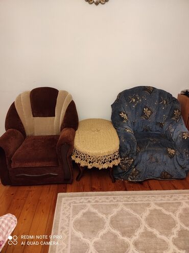 кресло качалка купить в баку: İşlənmiş, Kreslo, Parça, Çatdırılma yoxdur