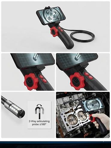 logitech 920: Эндоскоп-бороскоп с гибким зондом и держателем для смартфона - — 1