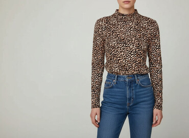 ubrania z kotami: Gina Tricot, Women's blouse, size M