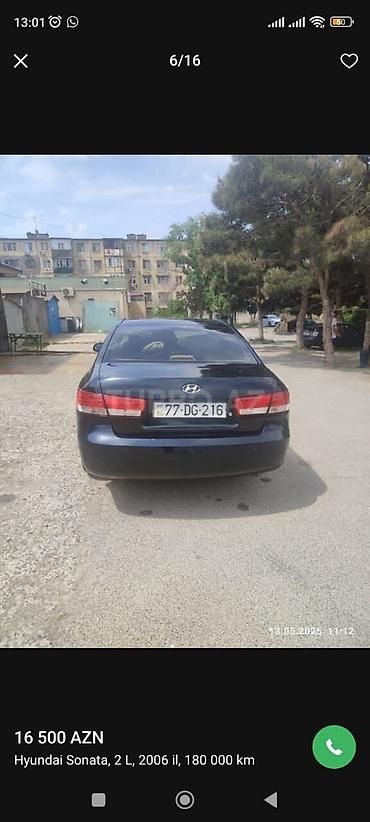 mustan: Hyundai Sonata: 2 l | 2006 il Sedan — 1