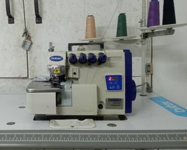 швейные оборудования: 19000 сомго четырех нитка оверлок машинка сатамын. 3 ай гарантиясы