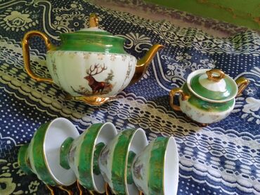 yaşıl çay: Çay dəsti, rəng - Yaşıl