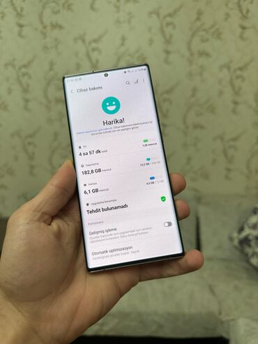 Samsung: Samsung Galaxy Note 20 Ultra, 256 GB, rəng - Çəhrayı, Sensor, Barmaq izi, Simsiz şarj