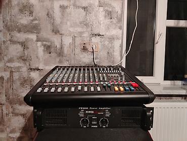 аудио усилитель купить: PW2500 Power Amplifier + səs mikseri Məhsul təsviri: - Aşağıda PW2500 — 1