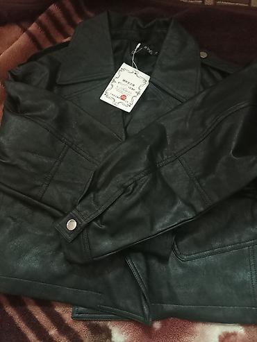 Кожаные куртки: Кожаная куртка, Косуха, Экокожа, Укороченная модель, S — 1