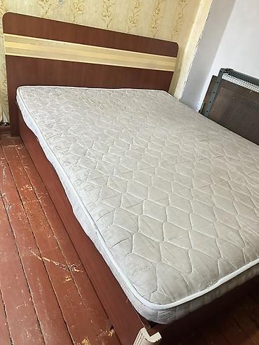 İşlənmiş, İkinəfərlik çarpayı, Bazasız, Matras ilə, Siyirməsiz