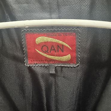 dağ geyimleri: QAN markalı qadin üçün dəri pencək - Material: 100% həqiqi dəri (Real — 3