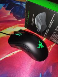 Monitorlar: Razer Deathadder Essential Mishka Ideal veziyyetdedir #Gaming #mouse