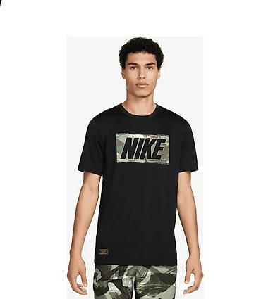 leopard 5: Мужская футболка, S, Nike, Новый, цвет - Черный, Платная доставка — 1