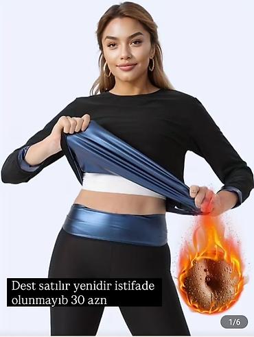 termo paltar: Qadın geyim və ayaqqabı dəsti 1) Termo-sauna dəsti - Qarın və bel — 1
