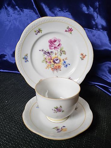 Ostali antikviteti: Set 1948 do 1968g.Volkstedt Pastorale Istocna Nemacka. Trodelni — 4