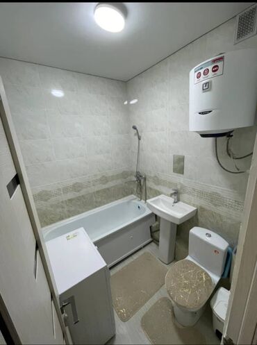 сутачная квартира каракол: 1 комната, 45 м², 106 серия улучшенная, 7 этаж, Евроремонт