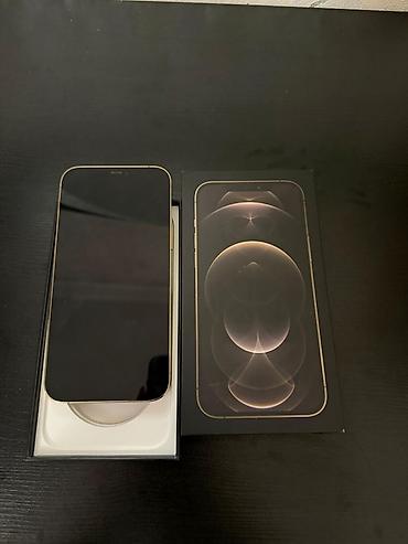 iphone 11 pro max gold: IPhone 12 Pro Max, 128 GB, Qızılı, Face ID — 1