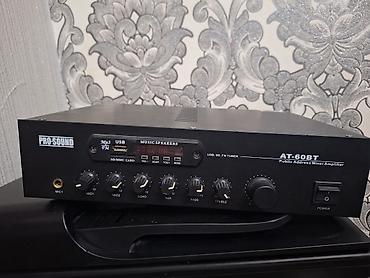 fm network: PRO-SOUND AT-60BT – Public Address Mixer Amplifier Xüsusiyyətlər: - — 2