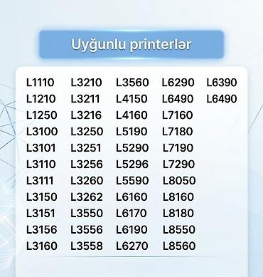 epson l3250: Epson printerlər üçün doldurma mürəkkəb dəsti – E-103 seriyası (bir — 3