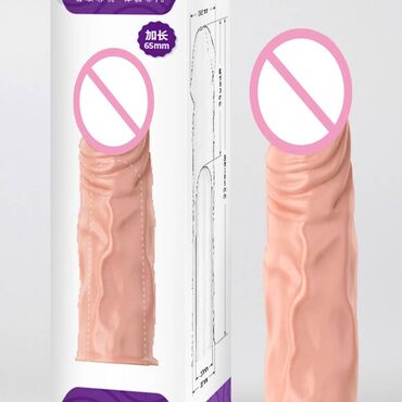сэкс игрушки: Насадка на член Многоразовый презерватив RoHs Размеры: S: Общая