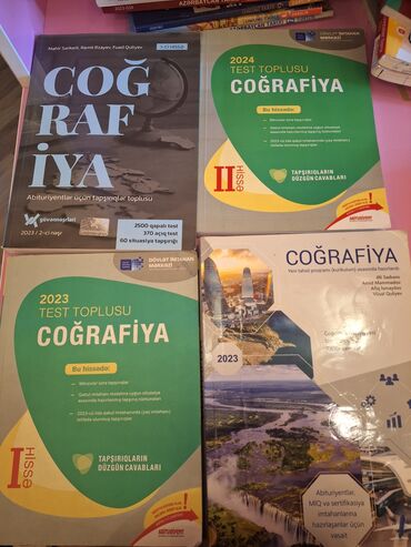 Cografiya test toplusu,cografiya qayda kitabi,cografiya guven testi